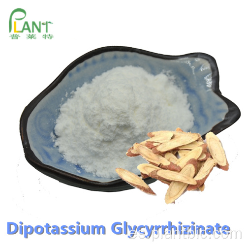 Polvo de glicirricinato dipotásico de DPG para blanquear la piel